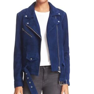 Jayne Suede Moto Jacket